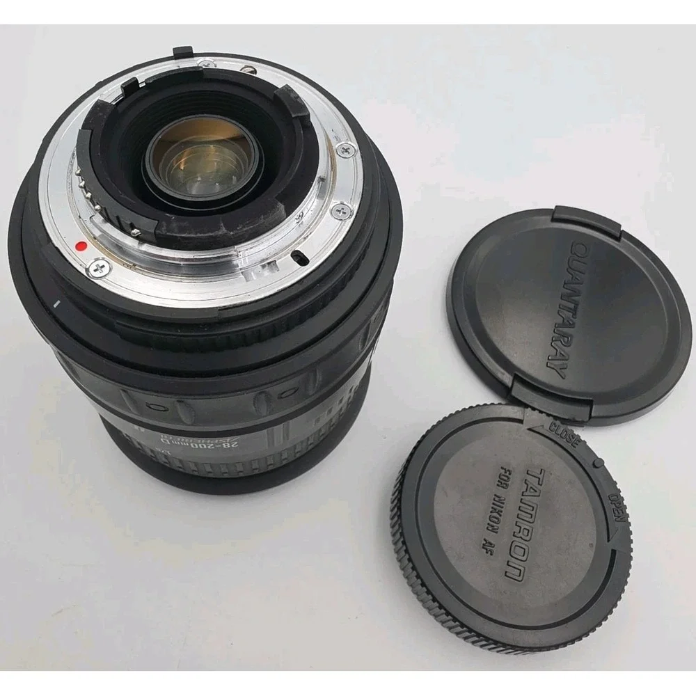 Quantaray 28-200mm 1:3.5-5.6 AF Zoom LDO Lens for Nikon AF Made In JAPAN W/Caps
